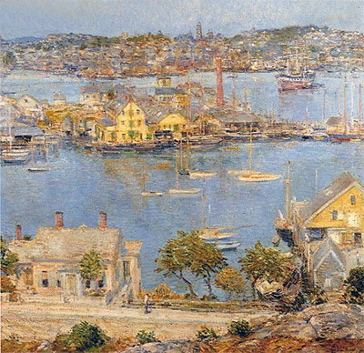 Gloucester Harbor, 1899 | Hassam | Painting Reproduction