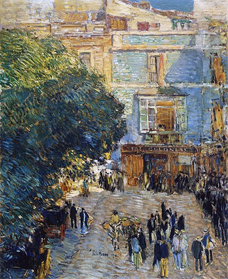 Platz in Sevilla | Hassam | Gemälde Reproduktion
