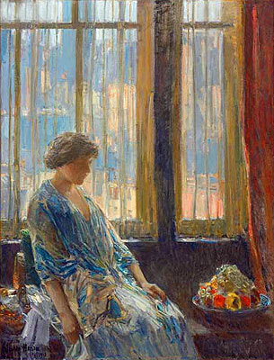 The New York Window | Hassam | Painting Reproduction