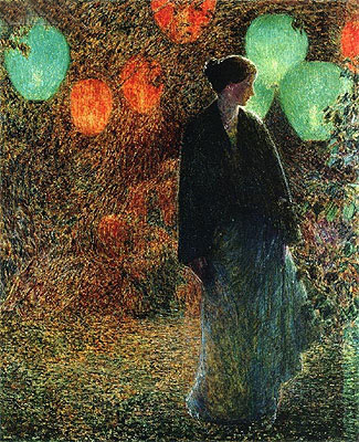 July Night, 1898 | Hassam | Painting Reproduction