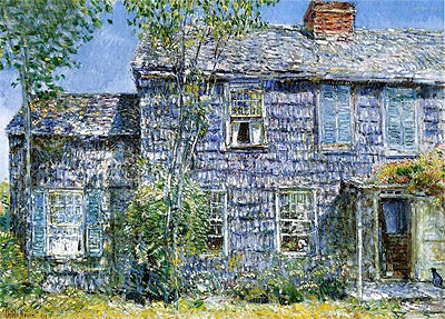 East Hampton (Old Mumford House), 1919 | Hassam | Painting Reproduction