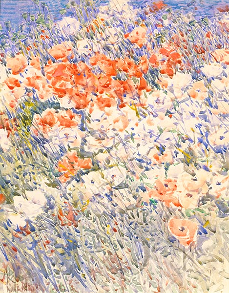 Der Garten der Insel | Hassam | Gemälde Reproduktion