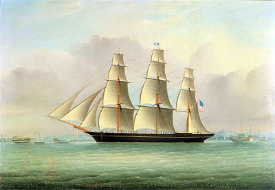 A Sea Witch Clipper, undated | Chinese School | Painting Reproduction