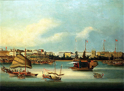 The Pagoda, Whampoa Island | Chinese School | Painting Reproduction