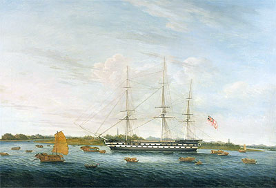 The Honourable East India Company's 'The Earl of Balcarras at Canton' | Chinese School | Painting Reproduction