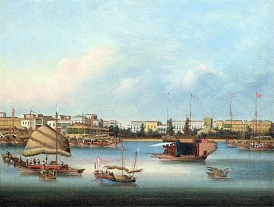 The Hongs at Canton | Chinese School | Painting Reproduction