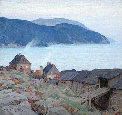 Evening on the North Shore, 1924 | Clarence Gagnon | Gemälde Reproduktion