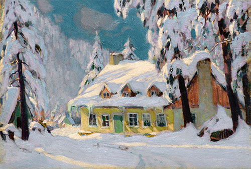 Nach dem Sturm, c.1922 | Clarence Gagnon | Gemälde Reproduktion