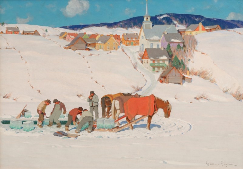 Clarence Gagnon | Ice Harvest, Quebec, n.d. Ice Harvest, Quebec, n.d. | Clarence Gagnon