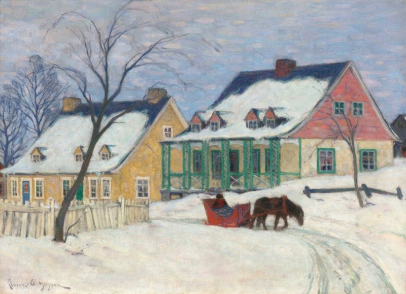 Clarence Gagnon | Old Houses, Baie-Saint-Paul, 1912 Old Houses, Baie-Saint-Paul, 1912 | Clarence Gagnon