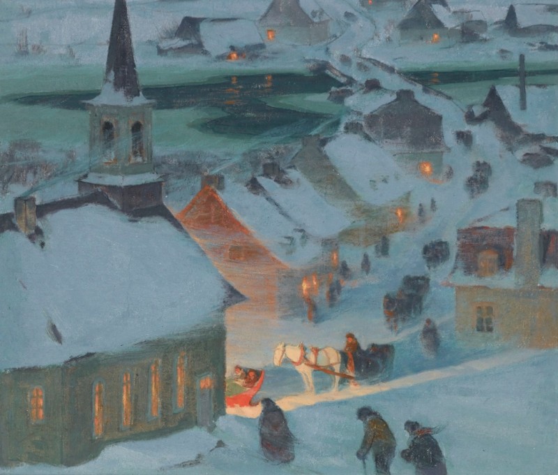 Christmas Mass, c.1928/33 | Clarence Gagnon