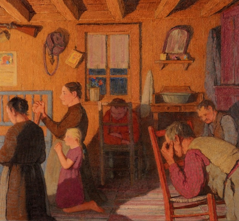 Clarence Gagnon | Evening Prayer, c.1928/33 Evening Prayer, c.1928/33 | Clarence Gagnon