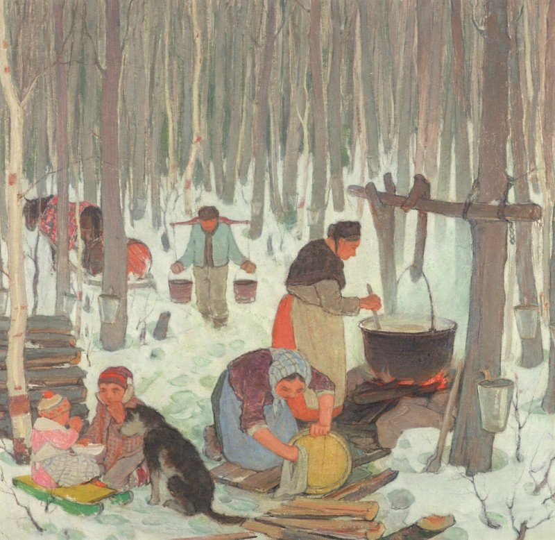Clarence Gagnon | Sugaring, c.1928/33 Sugaring, c.1928/33 | Clarence Gagnon