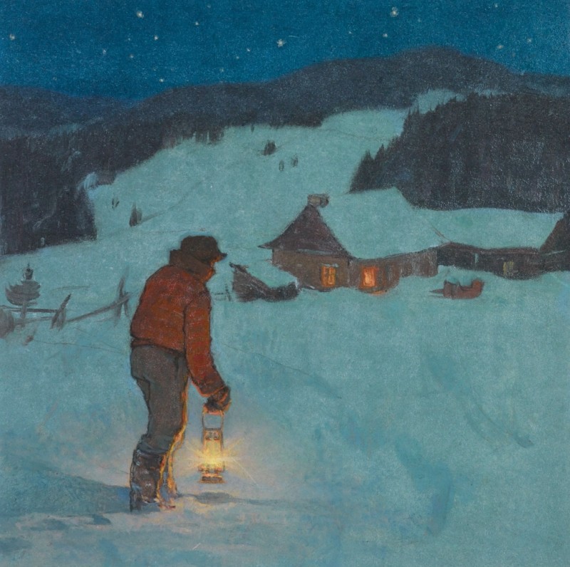 Eutrope Gagnon Visits, c.1928/33 | Clarence Gagnon
