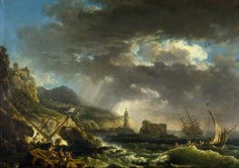 Shipwreck, n.d. by Claude-Joseph Vernet | Painting Reproduction