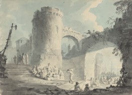 Port Scene, 1714/1789 by Claude-Joseph Vernet | Painting Reproduction