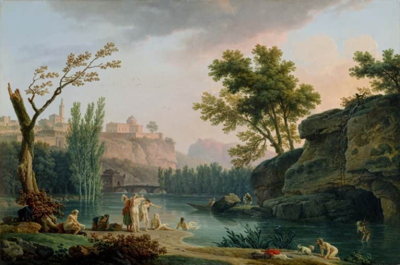 Summer Evening, Landscape in Italy, 1773 | Claude-Joseph Vernet