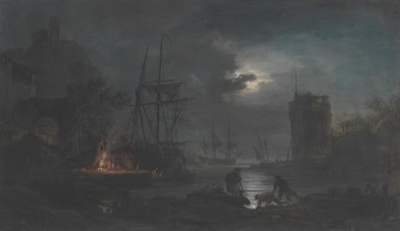 Mondlicht, n.d. | Claude-Joseph Vernet