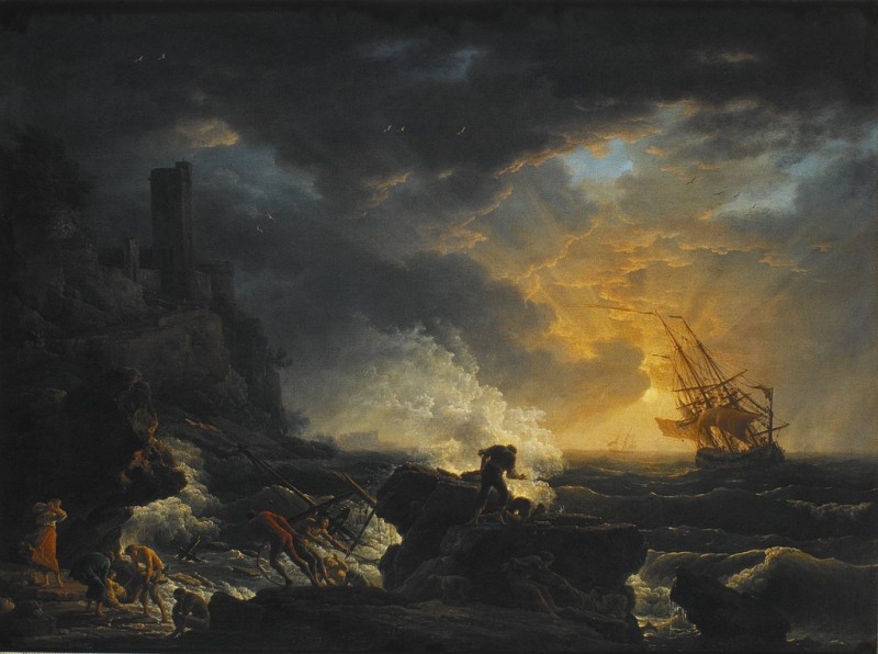 Shipwreck, 1750 | Claude-Joseph Vernet