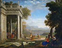 David Crowned by Samuel, 1639 by Claude Lorrain | Painting Reproduction