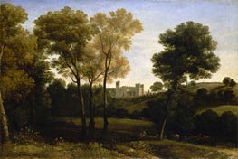View of La Crescenza, c.1648/50 by Claude Lorrain | Painting Reproduction