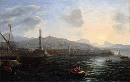 The Port of Genoa, c.1627/29 by Claude Lorrain | Painting Reproduction
