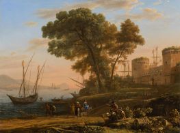 An Artist Studying from Nature, 1639 by Claude Lorrain | Painting Reproduction