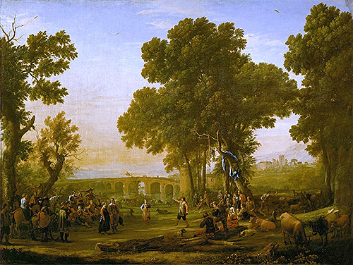 The Village Festival, 1639 | Claude Lorrain | Painting Reproduction