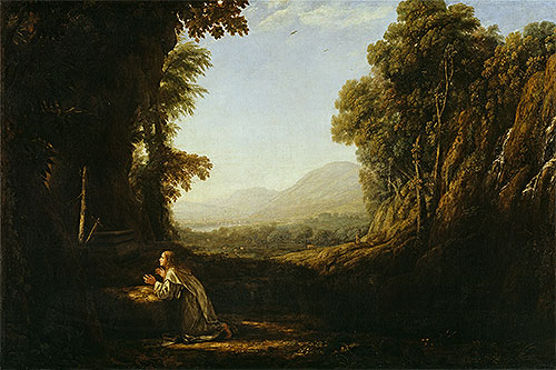Landscape with Saint Mary of Cervello, c.1636/38 | Claude Lorrain | Painting Reproduction