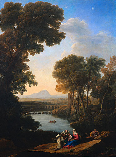 Rest on the Flight into Egypt, c.1640/43 | Claude Lorrain