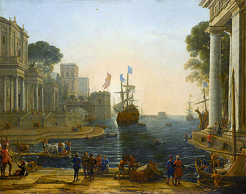 Ulysses Returns Chryseis to Her Father, c.1644 | Claude Lorrain