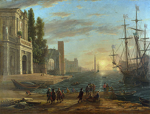 A Seaport | Claude Lorrain | Painting Reproduction
