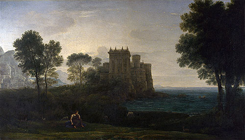 Das verwunschene Schloss | Claude Lorrain | Gemälde Reproduktion