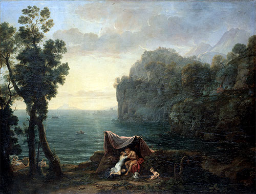 Landscape with Acis and Galatea, 1657 | Claude Lorrain | Painting Reproduction