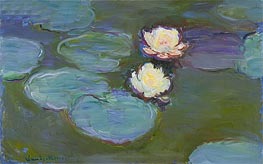 Wasserlilien, c.1897/98 von Monet | Gemälde-Reproduktion