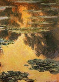 Water Lilies, 1907 von Monet | Gemälde-Reproduktion