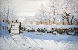Die Elster, 1869 von Monet | Gemälde-Reproduktion