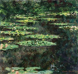 Water Lilies, 1904 von Claude Monet | Gemälde-Reproduktion