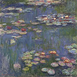 Water Lilies, 1916 by Claude Monet | Painting Reproduction