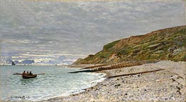 La Pointe de la Heve, Sainte-Adresse, 1864 by Monet | Painting Reproduction