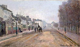 Boulevard Heloise, Argenteuil | Monet | Gemälde Reproduktion