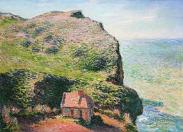 Customhouse, Varengeville, 1882 by Monet | Painting Reproduction