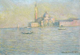 The Church of San Giorgio Maggiore, Venice, 1908 by Claude Monet | Painting Reproduction