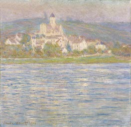 Vetheuil, Grey Effect, 1901 by Monet | Painting Reproduction