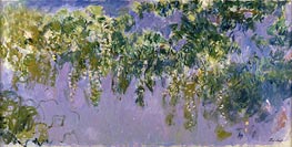 Wisteria, c.1917/20 by Monet | Painting Reproduction