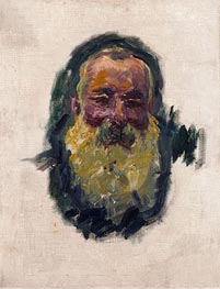 Self Portrait, 1917 by Monet | Painting Reproduction