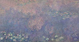 Nympheas (The Two Willows) Part 2, c.1920/26 by Monet | Painting Reproduction