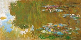 The Water Lily Pond, c.1917/19 by Claude Monet | Painting Reproduction
