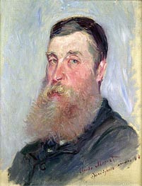 Portrait of an English Painter, Bordighera, 1884 von Claude Monet | Gemälde-Reproduktion
