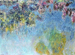 Wisteria, c.1920/25 by Claude Monet | Painting Reproduction